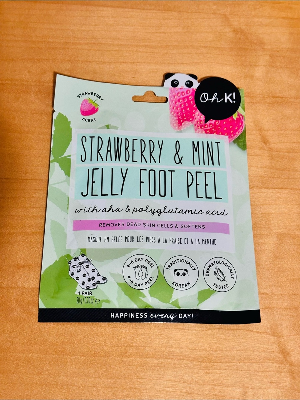 Strawberry & Mint Jelly Foot Peel